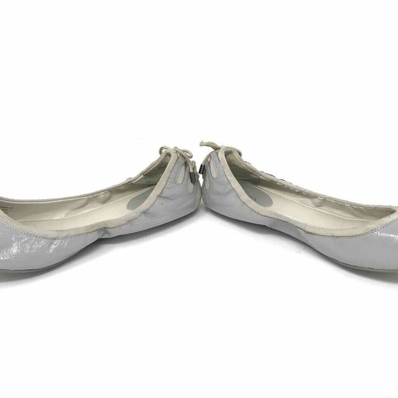 Maria Sharapova Cole Haan Ballet Flats Shoes Gray Leather 9 - Picture 3 of 8